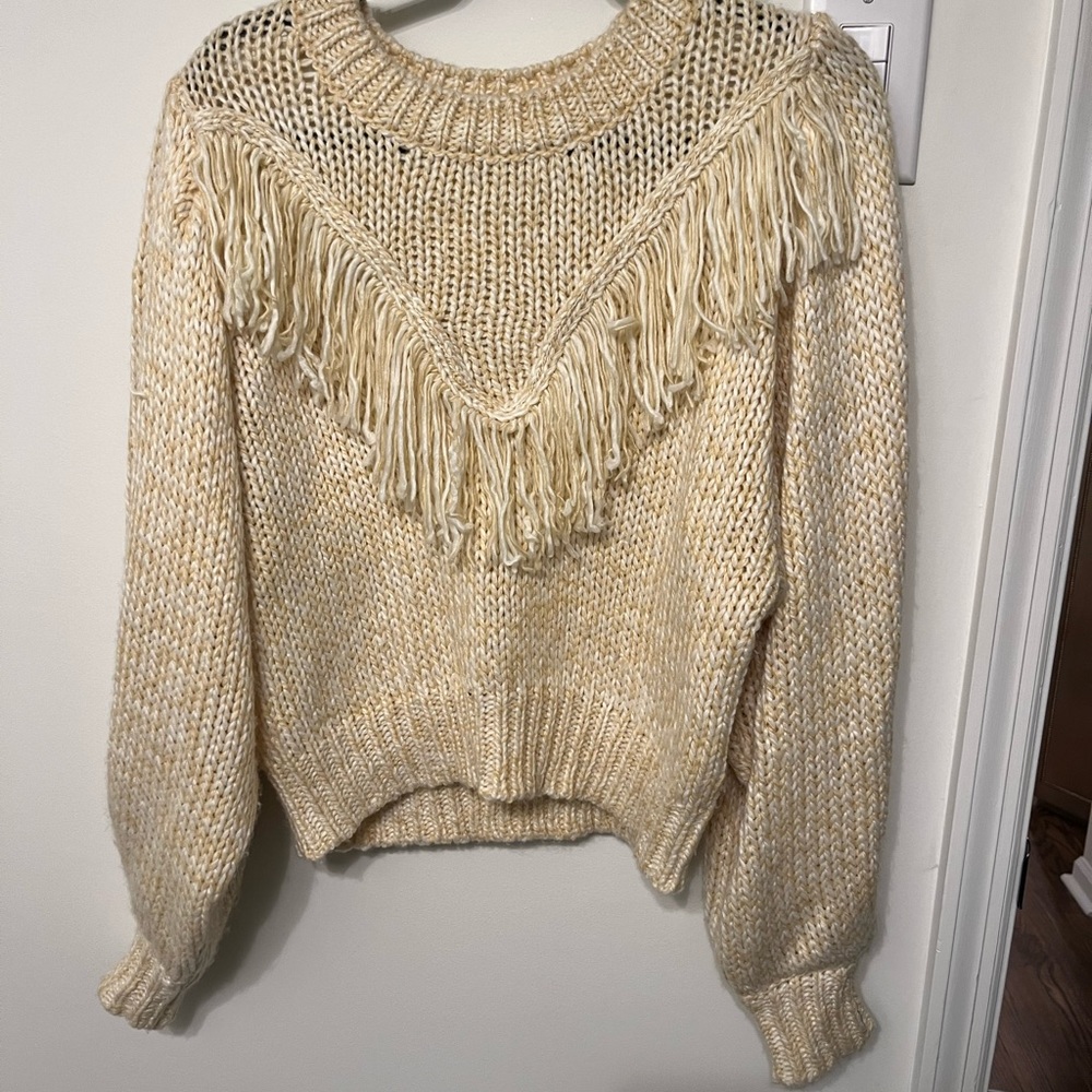 Fringe sweater